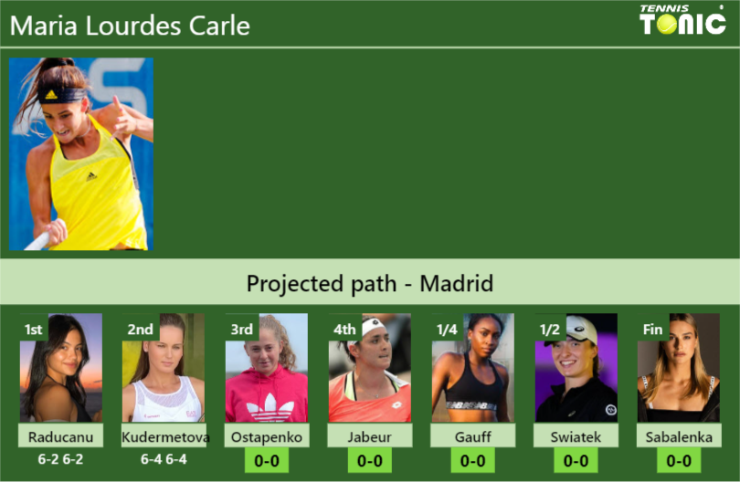 Maria Lourdes Carle Stats info