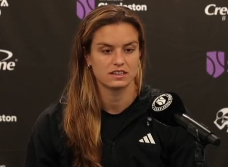Maria Sakkari talks about her schedules and he crowd support in Charleston