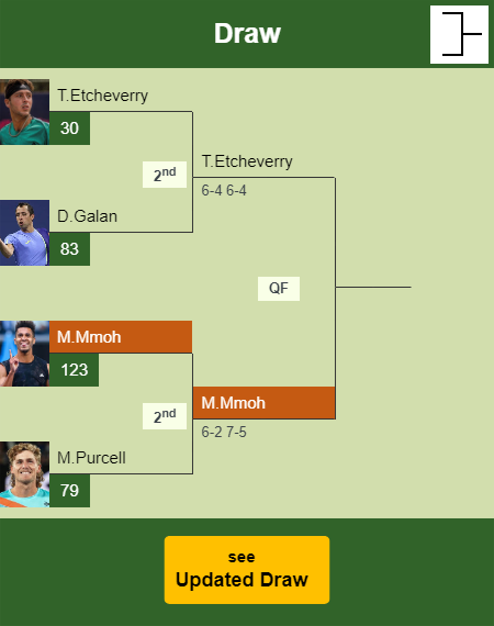 Michael Mmoh Draw info