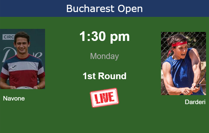 Monday Live Streaming Mariano Navone vs Luciano Darderi