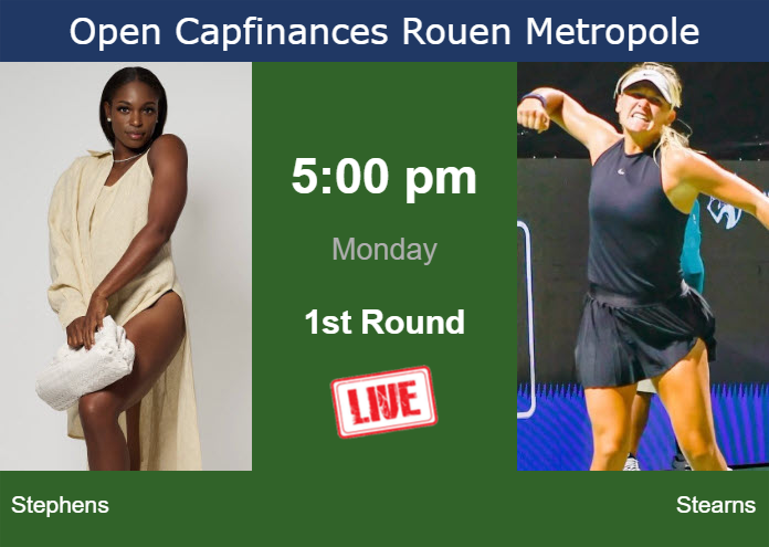 Monday Live Streaming Sloane Stephens Vs Peyton Stearns Monday Live Streaming Sloane Stephens vs Peyton Stearns