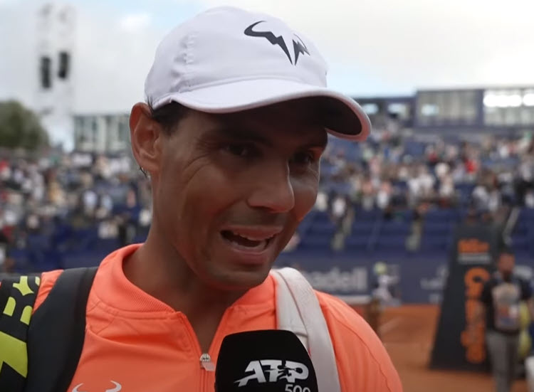 Nadal Gets Emotional After Comeback Win In Barcelona