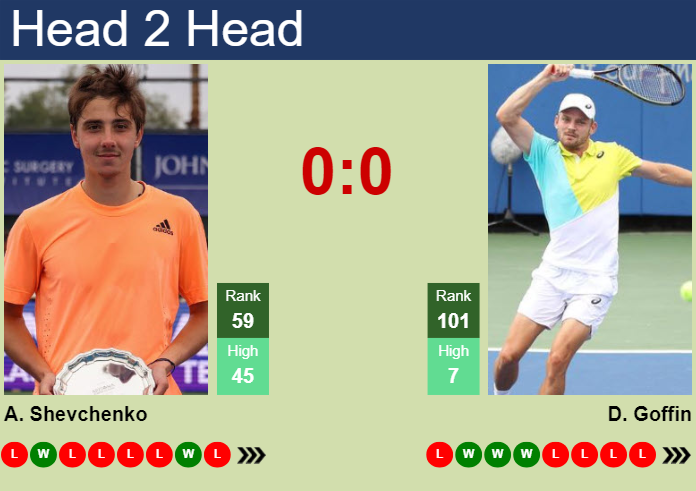 H2H, prediction of Alexander Shevchenko vs David Goffin in Aix En Provence Challenger with odds, preview, pick | 1st May 2024