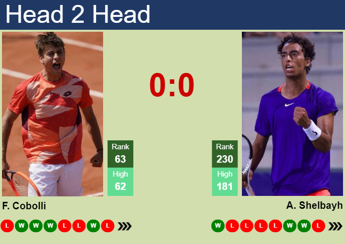 H2H, prediction of Flavio Cobolli vs Abedallah Shelbayh in Marrakech with odds, preview, pick | 2nd April 2024