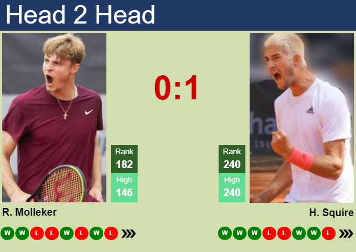 H2H, prediction of Rudolf Molleker vs Henri Squire in Munich with odds, preview, pick | 13th April 2024