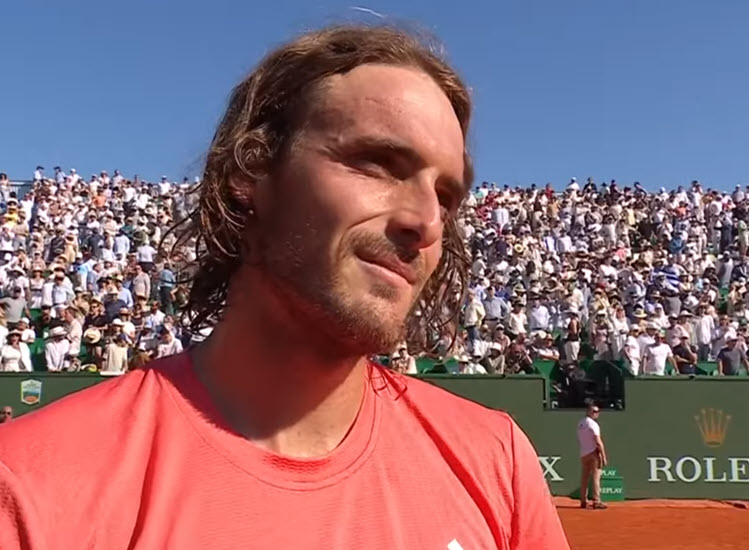 Stefanos Tsitisipas talks about shedding tears after winning 3rd title in Monte Carlo