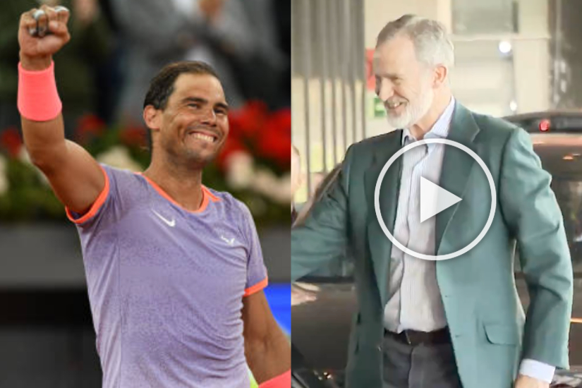 The King of Spain to support Rafael nadal in Madrid