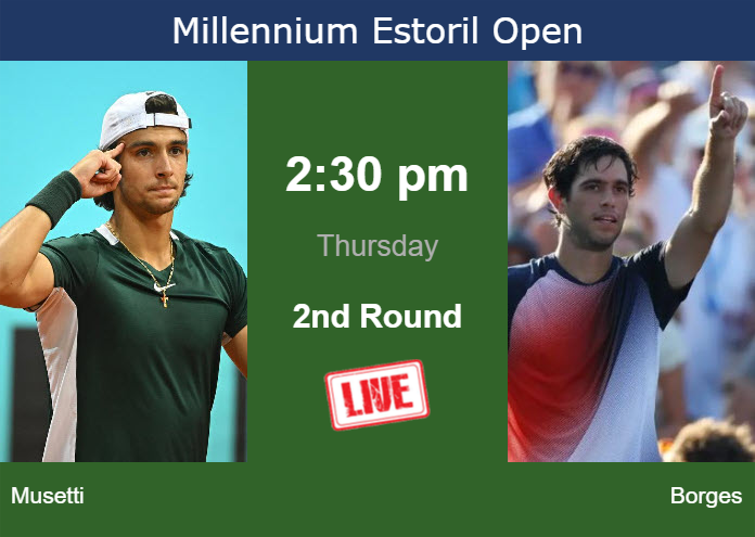 Thursday Live Streaming Lorenzo Musetti Vs Nuno Borges Thursday Live Streaming Lorenzo Musetti vs Nuno Borges