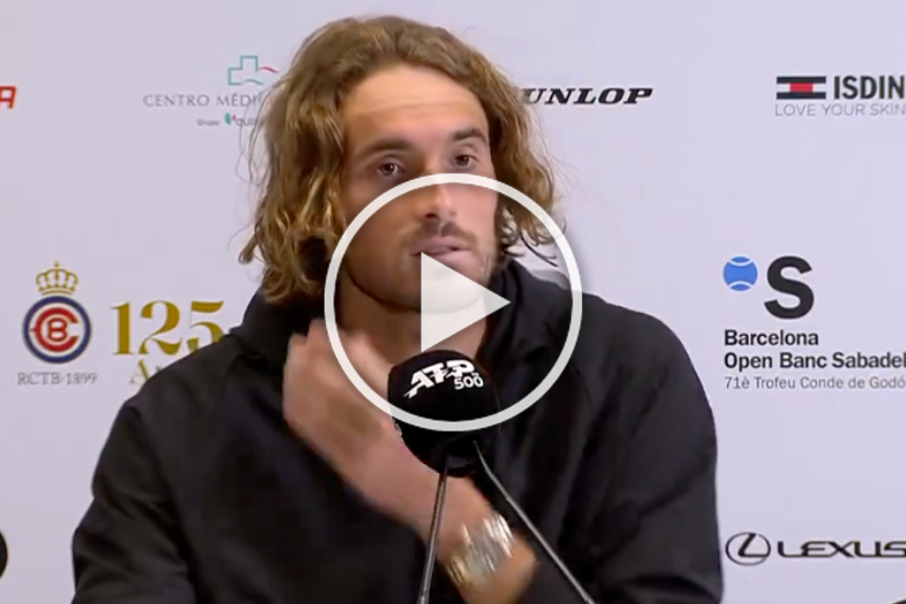 Tsitsipas Happy To Reach The Final In Barcelona 