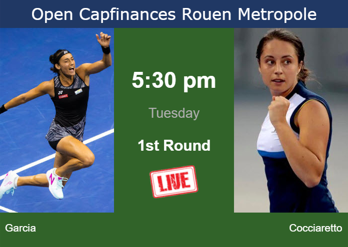 Tuesday Live Streaming Caroline Garcia Vs Elisabetta Cocciaretto Tuesday Live Streaming Caroline Garcia vs Elisabetta Cocciaretto