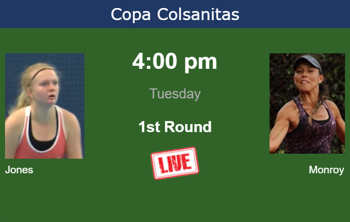 Tuesday Live Streaming Francesca Jones vs Yuliana Monroy