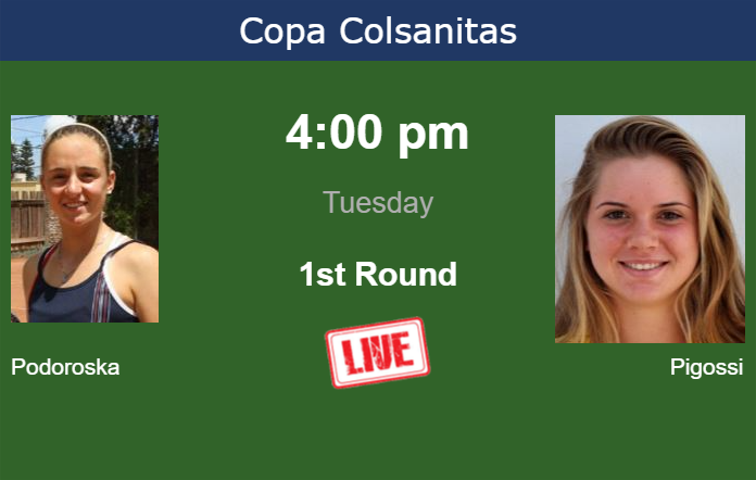 Tuesday Live Streaming Nadia Podoroska Vs Laura Pigossi Tuesday Live Streaming Nadia Podoroska vs Laura Pigossi