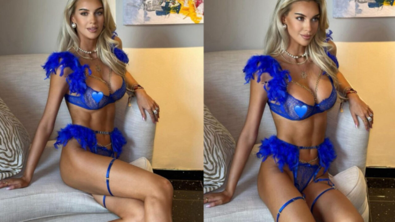 Veronika Rajek appears stunning in azure lingerie. - Tennis Tonic - News,  Predictions, H2H, Live Scores, stats