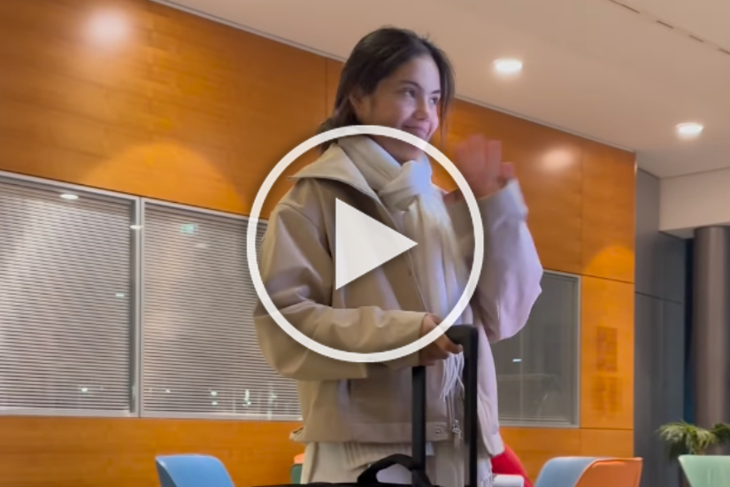 Watch. Emma Raducanu Arrives In Stuttgart After Triumphant Bjk Cup Campaign