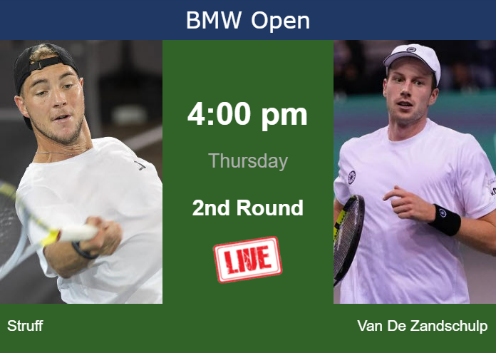 How To Watch Struff Vs. Van De Zandschulp On Live Streaming In Munich ...