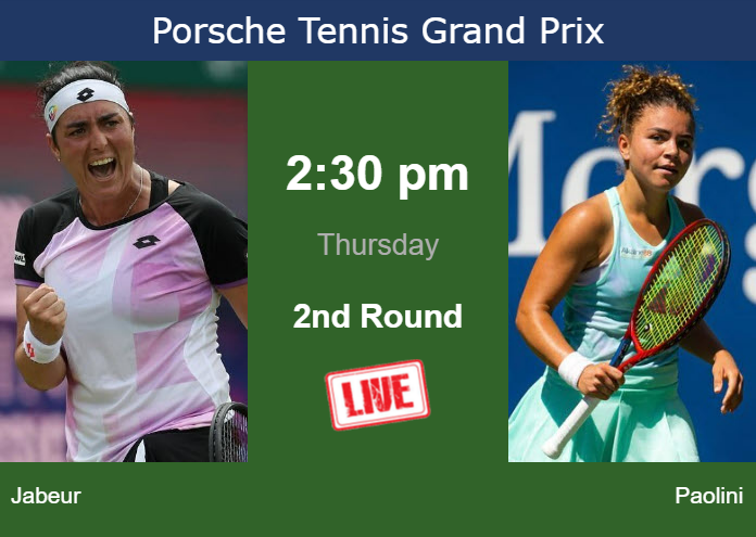 Wednesday Live Streaming Ons Jabeur vs Jasmine Paolini