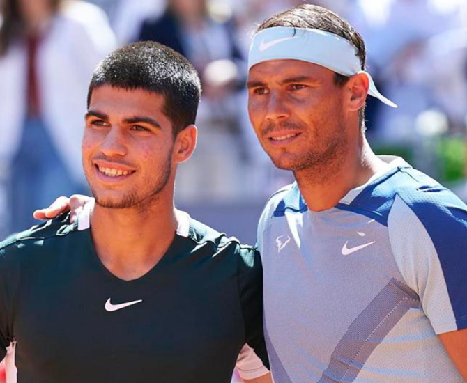 Alcaraz And Nadal Together