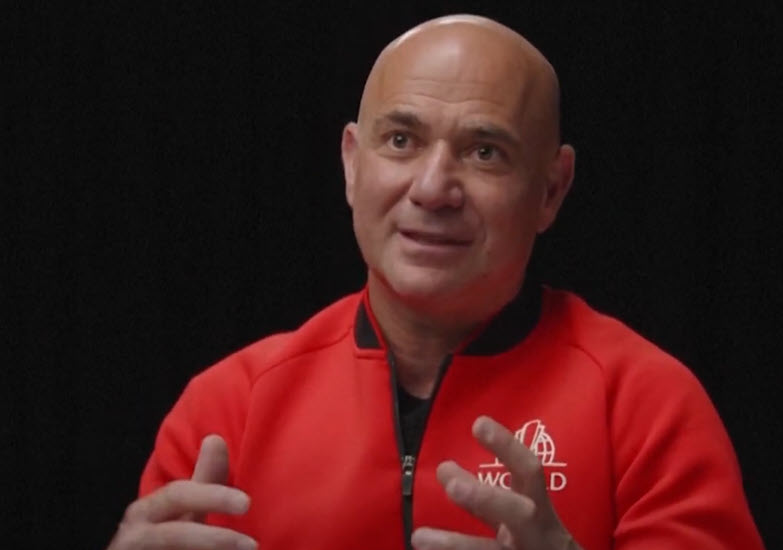 Andre Agassi talks about being the captain of Team World in Laver Cup