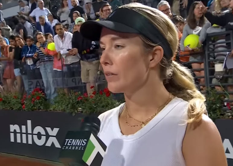 Danielle Collins explains how she defeated Azarenka with Aryna Sabalenka next