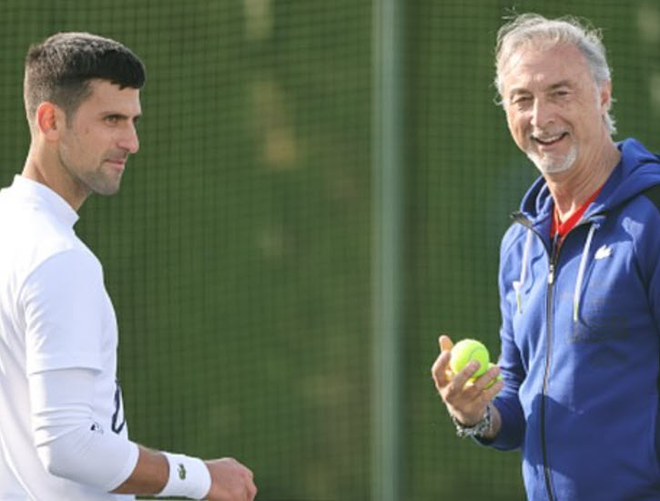 Djokovic parts ways with his physical trainer Marco Panichi