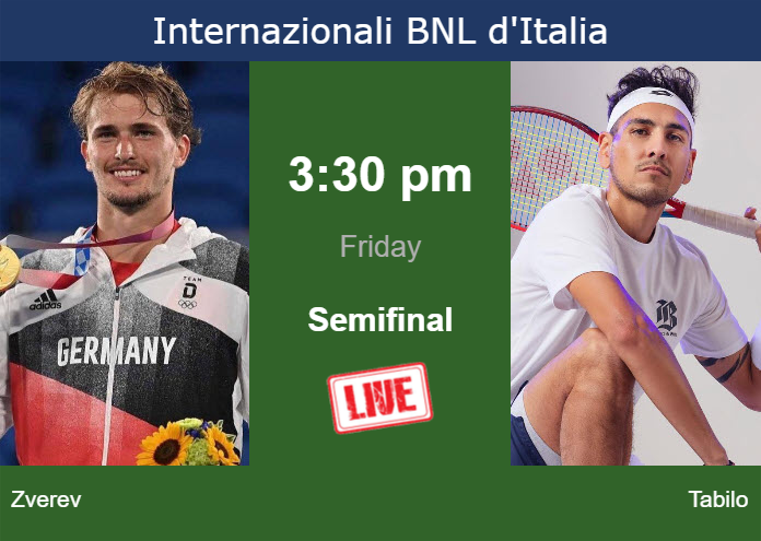 Friday Live Streaming Alexander Zverev Vs Alejandro Tabilo Friday Live Streaming Alexander Zverev vs Alejandro Tabilo