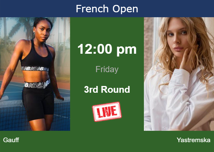 Friday Live Streaming Cori Gauff Vs Dayana Yastremska Friday Live Streaming Cori Gauff vs Dayana Yastremska