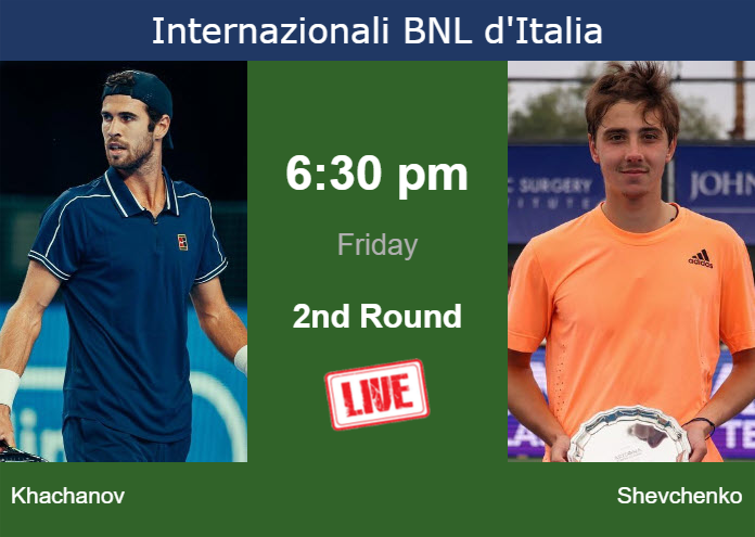 Friday Live Streaming Karen Khachanov Vs Alexander Shevchenko Friday Live Streaming Karen Khachanov vs Alexander Shevchenko
