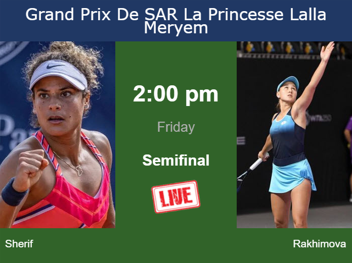 Friday Live Streaming Mayar Sherif vs Kamilla Rakhimova