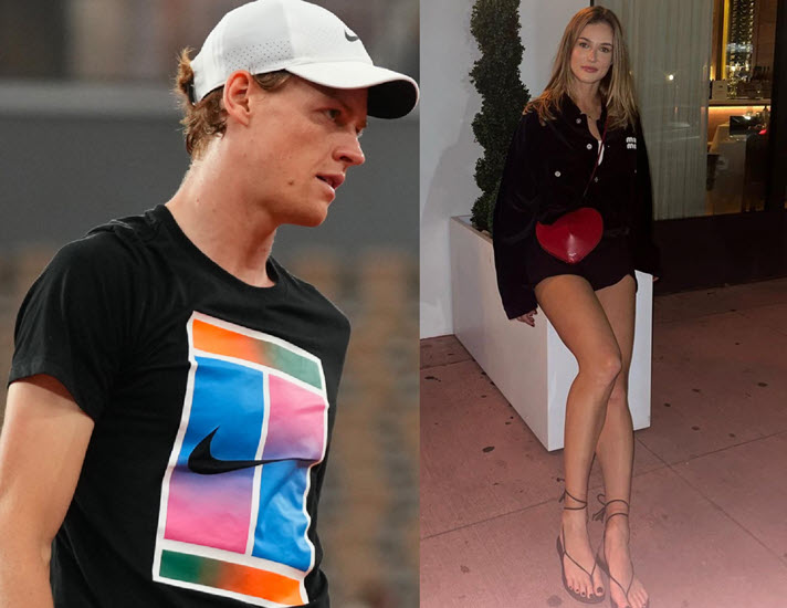 Jannik Sinner With Rumoured Girlfriend Jannik Sinner With Rumoured Girlfriend