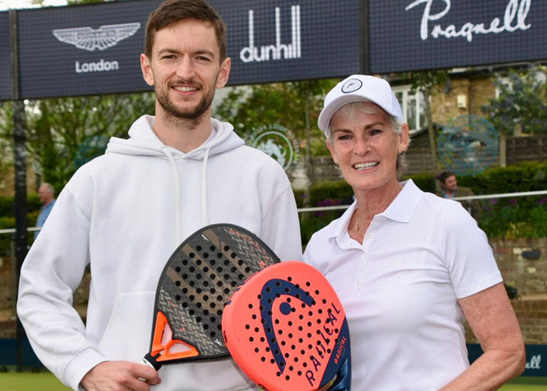 Andy Murray’s mother Judy’s padel journey at the Alfred Dunhill Padel Championship