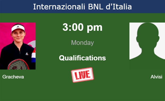 Monday Live Streaming Varvara Gracheva vs Eleonora Alvisi