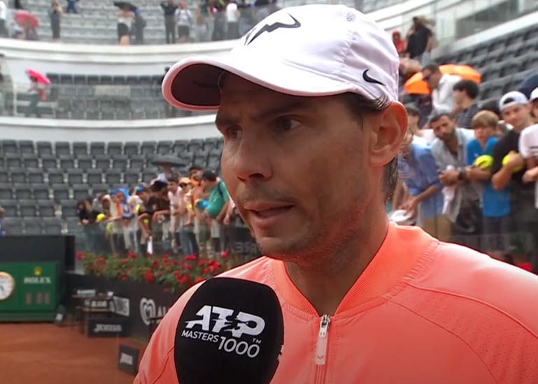 Nadal talks about his chances in Rome