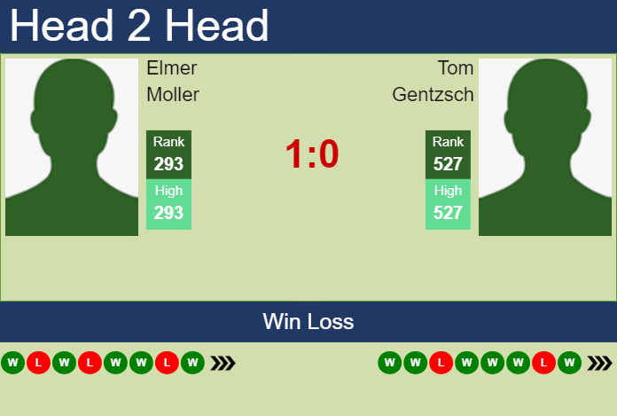 Prediction and head to head Elmer Moller vs. Tom Gentzsch