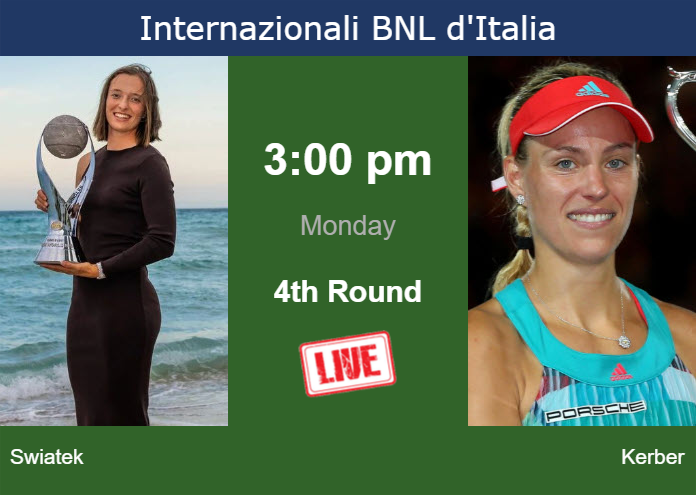 Sunday Live Streaming Iga Swiatek vs Angelique Kerber