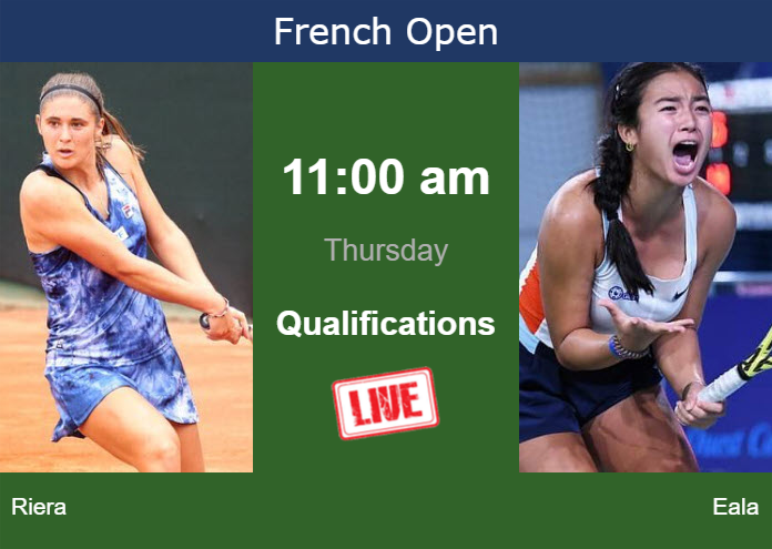 Thursday Live Streaming Julia Riera vs Alexandra Eala