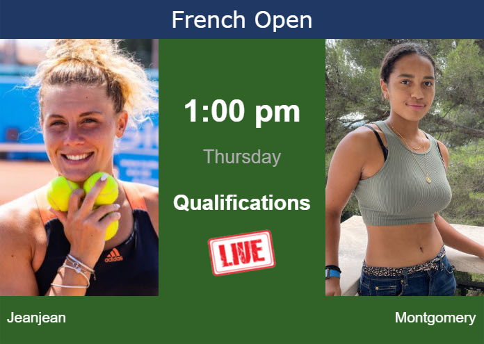 Thursday Live Streaming Leolia Jeanjean Vs Robin Montgomery Thursday Live Streaming Leolia Jeanjean vs Robin Montgomery