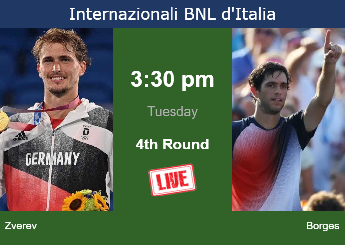 Tuesday Live Streaming Alexander Zverev Vs Nuno Borges Tuesday Live Streaming Alexander Zverev vs Nuno Borges