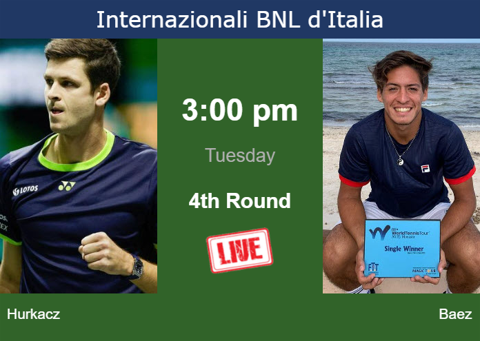 Tuesday Live Streaming Hubert Hurkacz Vs Sebastian Baez Tuesday Live Streaming Hubert Hurkacz vs Sebastian Baez