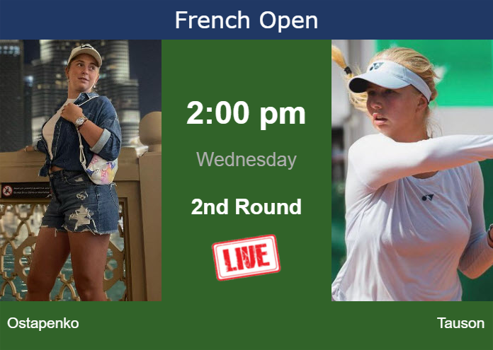 Ostapenko vs Tauson Live Stream: Where to Watch and What Time Does It Start?