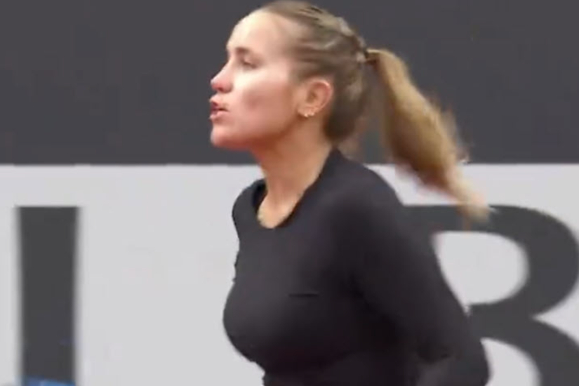 VIDEO. Sofia Kenin insults the Italian crowd when playing against Bronzetti in Rome