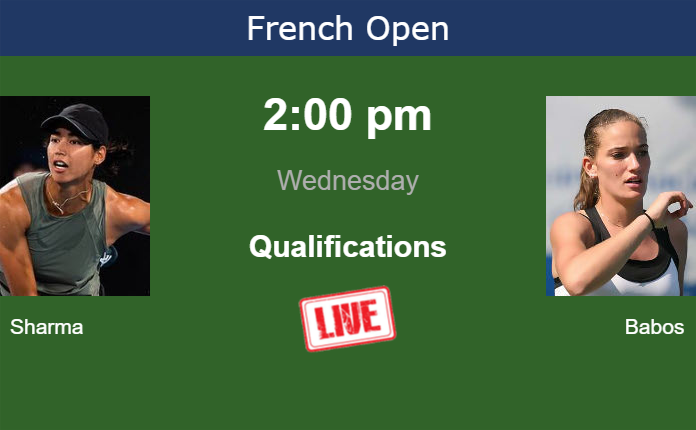 Wednesday Live Streaming Astra Sharma vs Timea Babos