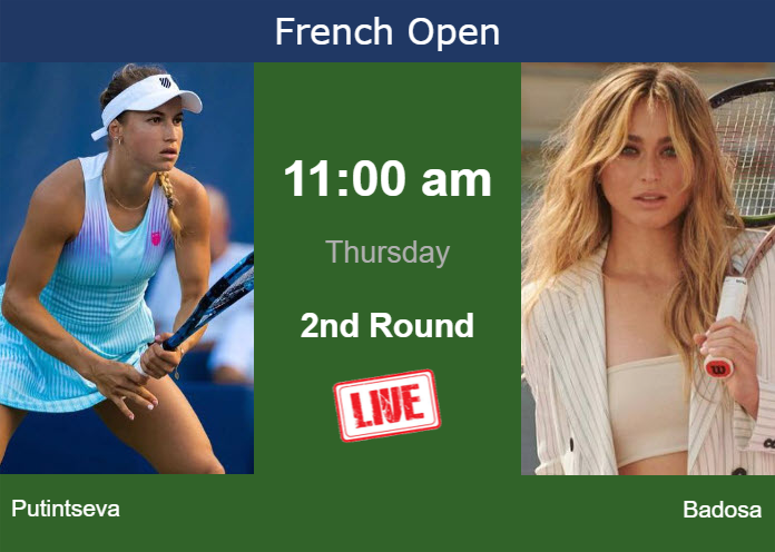 Wednesday Live Streaming Yulia Putintseva Vs Paula Badosa Gibert Wednesday Live Streaming Yulia Putintseva vs Paula Badosa Gibert