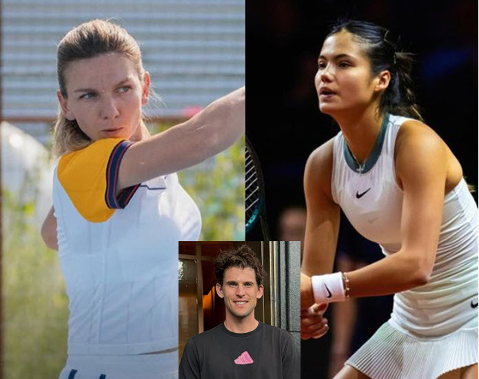 Halep Raducanu And Thiem Halep Raducanu And Thiem