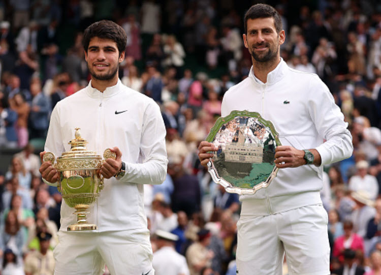 Alcaraz And Djokovic Alcaraz And Djokovic