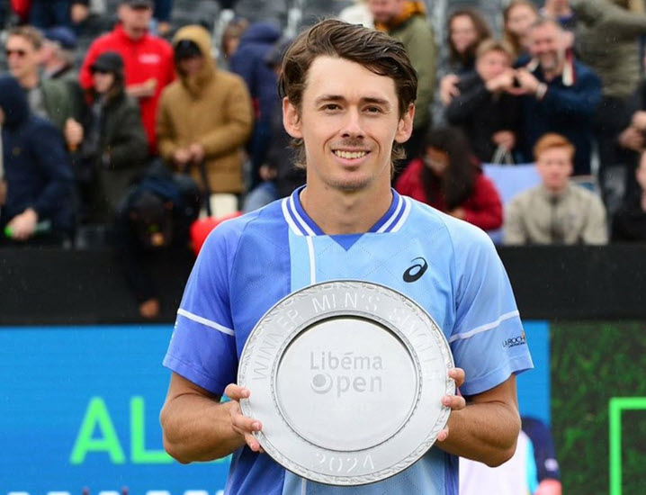 Superlative Alex De Minaur wins the Libema Open. HIGHLIGHTS 'S