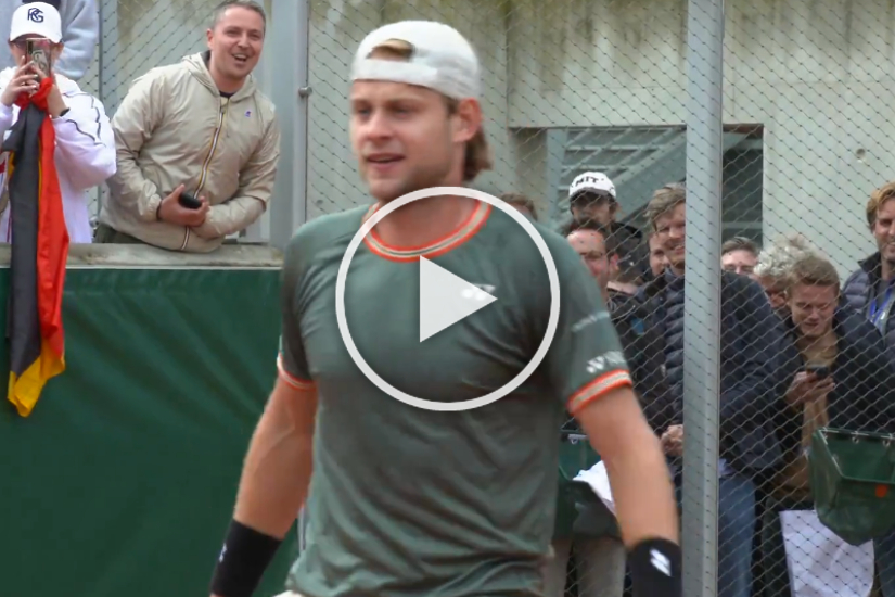 Unique Celebration At French Open Unique Celebration At French Open