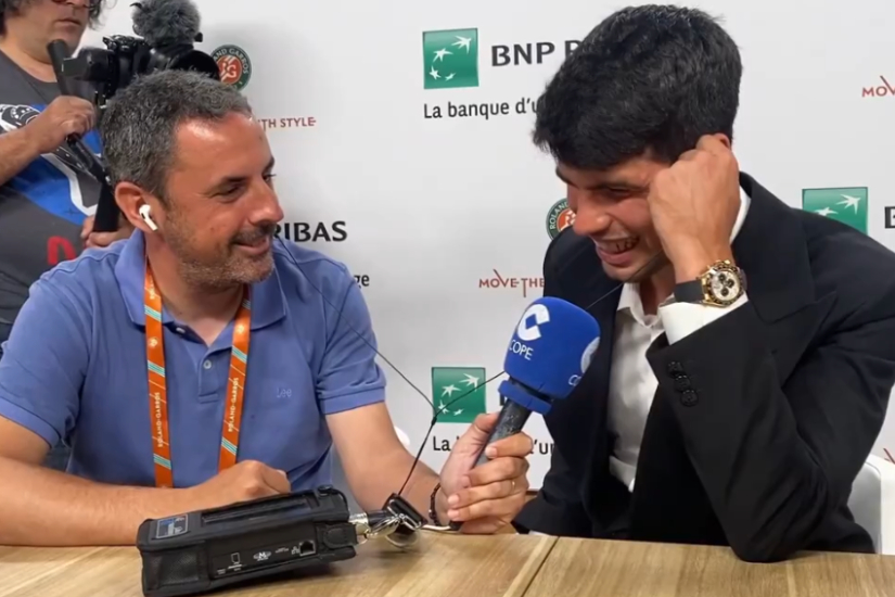 Carlos Alcaraz Has A Lovely Message For His Coach Juan Carlos Ferrero Carlos Alcaraz Has A Lovely Message For His Coach Juan Carlos Ferrero