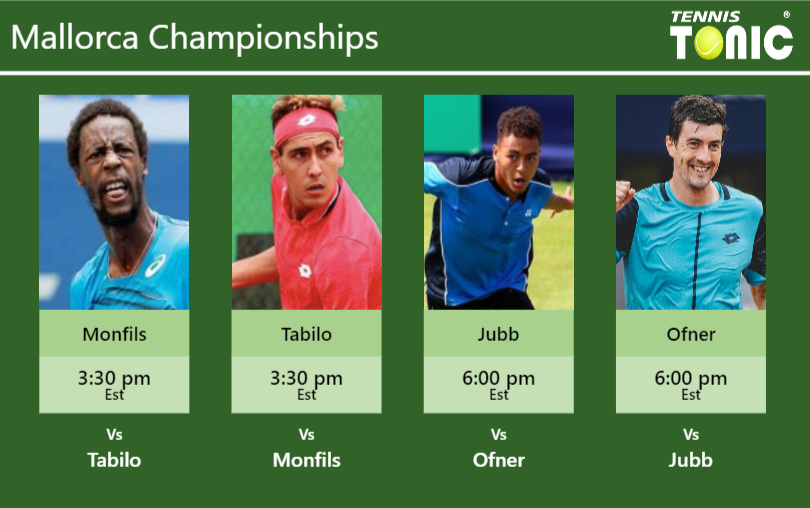 PREDICTION, PREVIEW, H2H: Monfils, Tabilo, Jubb And Ofner To Play On ...