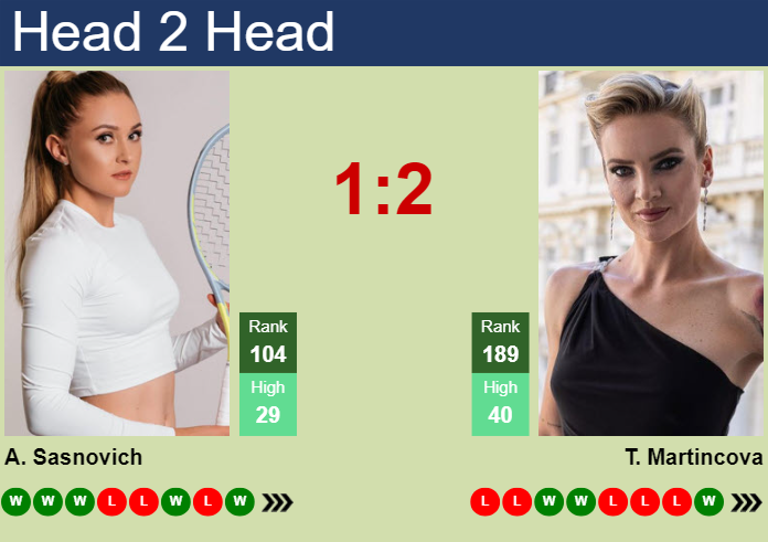 H2H, prediction of Aliaksandra Sasnovich vs Tereza Martincova in Hertogenbosch with odds, preview, pick | 9th June 2024