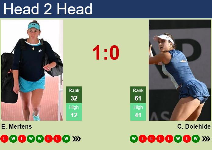 H2H, prediction of Elise Mertens vs Caroline Dolehide in Birmingham with odds, preview, pick | 20th June 2024